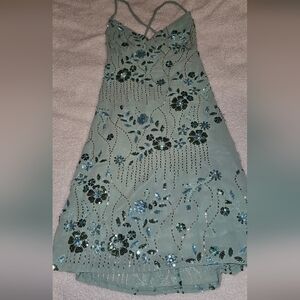 Elegant Floral Embellished Dress